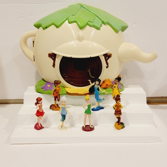 Tinkerbell Toys Disney Store Tinkerbell Teapot House Fairy Doll